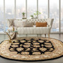 Nourison 2000 2022 Black 10' Oval Area Rug 099446720733