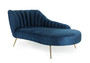 Modrest Florez - Modern Blue Velvet Chaise VGRHRHS-SF-533