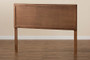"MG9726-Ash Walnut-HB-Queen" Alan Modern And Contemporary Transitional Ash Walnut Finished Wood Queen Size Headboard