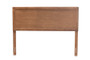 "MG9726-Ash Walnut-HB-King" Alan Modern And Contemporary Transitional Ash Walnut Finished Wood King Size Headboard