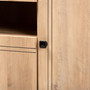 Patterson Modern And Contemporary Modern Oak Brown Finished Wood 3-Door Kitchen Storage Cabinet 1 By Baxton Studio