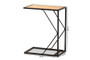 Johan Modern Industrial Walnut Brown Finished Wood And Black Finished Metal C End Table 1 By Baxton Studio