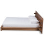 Elina Modern And Contemporary Walnut Brown Finished Wood Queen Size Platform Storage Bed With Shelves 1 By Baxton Studio