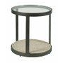 Concrete Round End Table 090-1048 By Hammary Furniture