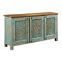 Vintage Blue Three Door Cabinet 090-1060 By Hammary Furniture