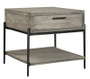 "24903" Bedford Park Gray End Table With Drawer