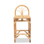"Seville-Natural-CS" Seville Modern And Contemporary Natural Finished Rattan Counter Stool