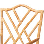 "Delta-Natural-CC" Delta Modern And Contemporary Natural Finished Rattan Dining Armchair