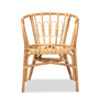 "Luxio-Natural-CC" Luxio Modern And Contemporary Natural Finished Rattan Dining Chair