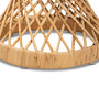 "Seville-Natural-ET" Seville Modern And Contemporary Natural Finished Rattan End Table