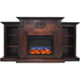 72.3"X15"X33.7" Sanoma Fireplace Mantel With Led Insert "CAM7233-1MAHLED"