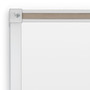 2H2N Mooreco Porcelain Steel Whiteboard With Abc Trim + Map Rail