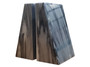 Zeus Cloud Gray Marble Bookends "BE20-CG"