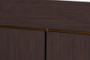"LV25SC2515-Modi Wenge/Marble-Shoe Cabinet" Baxton Studio Walker Modern And Contemporary Dark Brown And Gold Finished Wood Shoe Cabinet With Faux Marble Top