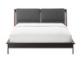 Park Avenue Queen Platform Bed With Fabric, Ruby "GPA0001RB"