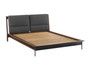 Park Avenue King Platform Bed With Fabric, Ruby "GPA0002RB"