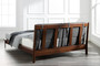 Park Avenue Cal King Platform Bed With Fabric, Ruby "GPA0003RB"