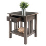 Stafford End Table, Oyster Gray "16018"
