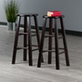 Element Bar Stools, 2-Piece Set, Espresso "92270"