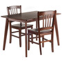 Shaye 3-Piece Set Dining Table W/ Slat Back Chairs "94358"