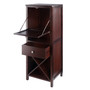 Brooke Jelly Cupboard, 4-Section Cabinet, Walnut "94443"