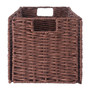 Tessa 3-Piece Woven Rope Basket Set, Foldable, Walnut "94803"