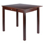 Perrone High Table With Drop Leaf, Walnut "94838"