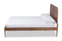 "MG0063-Walnut-Full" Baxton Studio Kassidy Classic And Traditional Walnut Brown Finished Wood Full Size Platform Bed