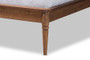 "MG0064-Walnut-Queen" Baxton Studio Abel Classic And Traditional Transitional Walnut Brown Finished Wood Queen Size Platform Bed