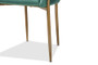 "DC168-Emerald Green Velvet/Gold-DC" Baxton Studio Ballard Modern Luxe And Glam Green Velvet Fabric Upholstered And Gold Finished Metal Dining Chair