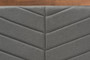 "MG9733-Dark Grey/Walnut-Twin-HB" Baxton Studio Iden Modern And Contemporary Dark Grey Fabric Upholstered And Walnut Brown Finished Wood Twin Size Headboard