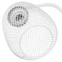 Lalia Home Industrial Mesh Desk Lamp, White "LHD-2000-WH"