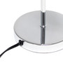 Lalia Home Modern Metal Scroll Table Lamp, Chrome "LHT-4000-CH"