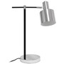 Lalia Home Mid Century Modern Metal Table Lamp, Chrome "LHT-4001-CH"