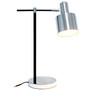 Lalia Home Mid Century Modern Metal Table Lamp, Chrome "LHT-4001-CH"