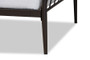 "TS-Lysa-Black-Daybed" Baxton Studio Lysa Modern and Contemporary Black Finished Metal Twin Size Daybed