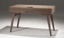 48" Mid - Century Modern Writing Desk With A Coastal Grey Finish Over Brazilian Cherry Veneers/Solid Brazilian Cherry Wood Legs "TANGO-DK48CG"