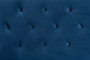 "Felix-Navy Blue Velvet-HB-Full" Baxton Studio Felix Modern and Contemporary Navy Blue Velvet Fabric Upholstered Full Size Headboard