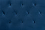 "Felix-Navy Blue Velvet-HB-King" Baxton Studio Felix Modern and Contemporary Navy Blue Velvet Fabric Upholstered King Size Headboard