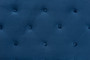 "Gregory-Navy Blue Velvet-HB-Queen" Baxton Studio Gregory Modern and Contemporary Navy Blue Velvet Fabric Upholstered Queen Size Headboard