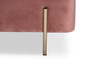 "FZD0223-Blush Pink Velvet-Bench" Baxton Studio Rockwell Contemporary Glam and Luxe Blush Pink Velvet Fabric Upholstered and Gold Finished Metal Storage Bench