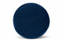 "FZD020219-Navy Blue Velvet-Ottoman" Baxton Studio Chaela Contemporary Glam and Luxe Navy Blue Velvet Fabric Upholstered and Gold Finished Metal Ottoman