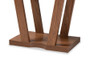 "FP-01-Walnut-Console" Baxton Studio Boone Modern and Contemporary Walnut Brown Finished Wood Console Table