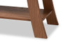 "FP-03-Walnut-Console" Baxton Studio Herman Modern and Contemporary Walnut Brown Finished Wood 1-Drawer Console Table