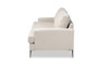 "3132A-Cream-Sofa" Baxton Studio Davidson Modern and Contemporary Beige Fabric Upholstered Sofa