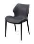 "VGHR3532-DKGRY-DC" VIG Modrest Instone - Industrial Dark Grey Eco-Leather Dining Chair (Set Of 2)