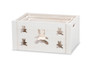 "TLM1841-White Crates-3 Piece Set" Baxton Studio Sagen Modern and Contemporary White Finished Wood 3-Piece Storage Crate Set