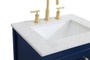 24 Inch Single Bathroom Vanity In Blue "VF19024BL"