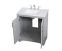 30 Inch Single Bathroom Vanity In Grey "VF17030GR"