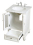 24 Inch Single Bathroom Vanity In Antique White "VF30524AW"